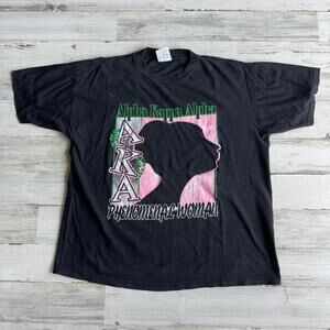 Vintage Alpha Kappa Alpha Sorority Double Sided T-Shirt XL